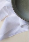 SERVIETTE DE TABLE  EN LIN LAVÉ SNOW_MARKETPLACE