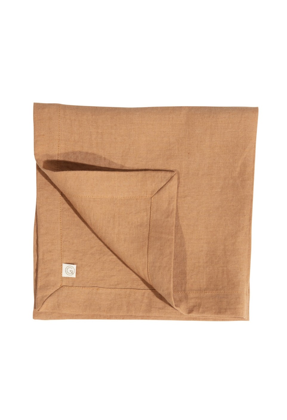 Washed linen napkin tabac - 100% linen