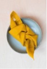 WASHED LINEN NAPKIN  CURRY