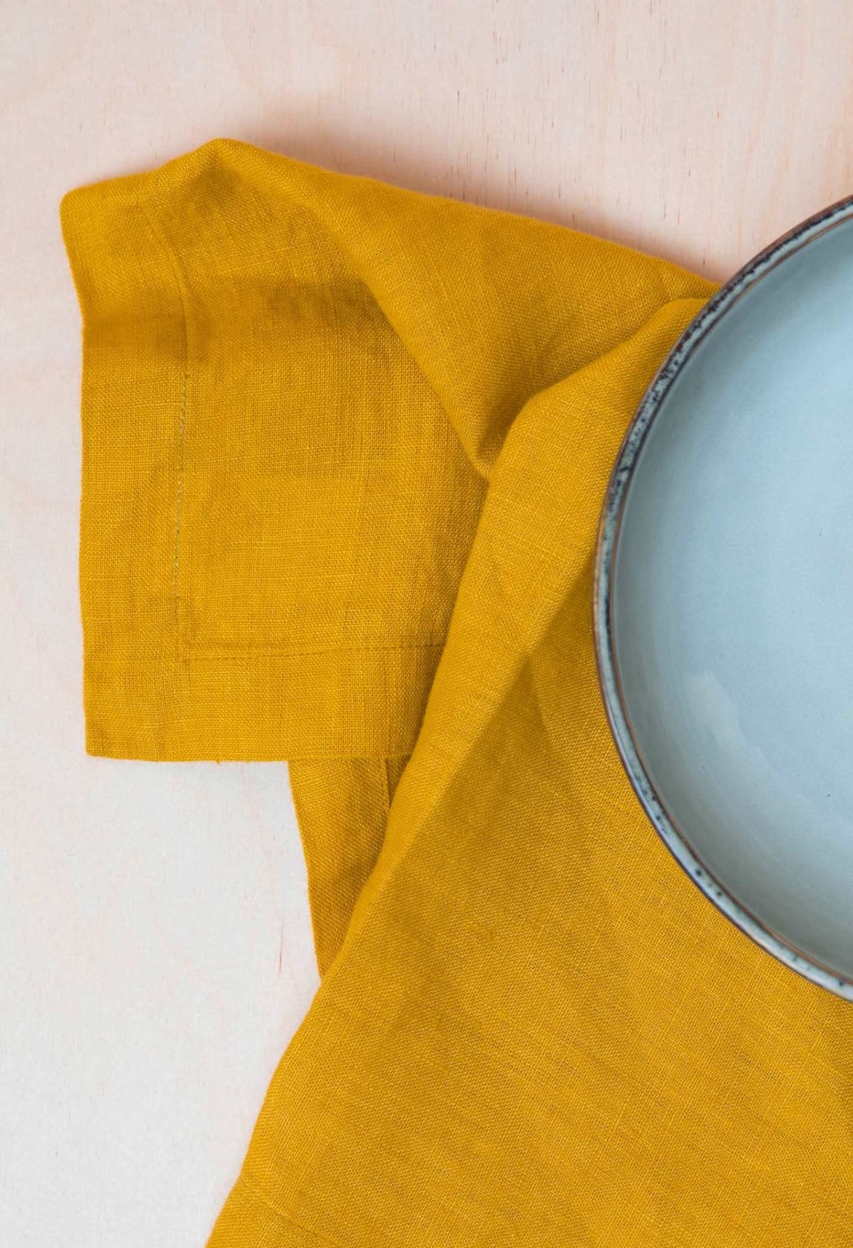 WASHED LINEN NAPKIN  CURRY