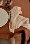 SERVIETTE DE TABLE  FINE RAYURE CAFÉ/MILK_MARKETPLACE