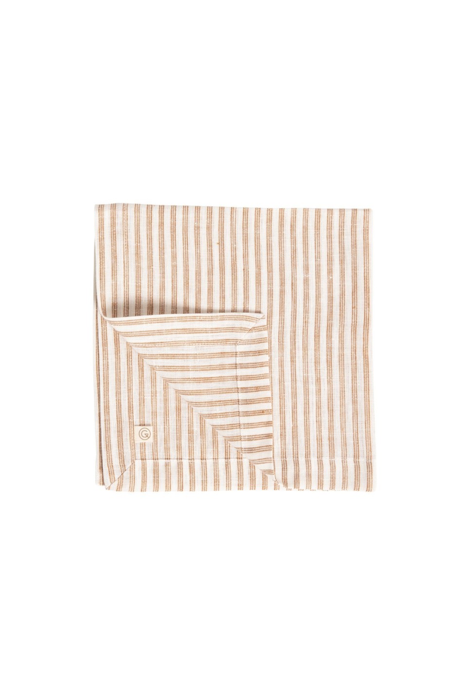 SERVIETTE DE TABLE  FINE RAYURE CAFÉ/MILK_MARKETPLACE