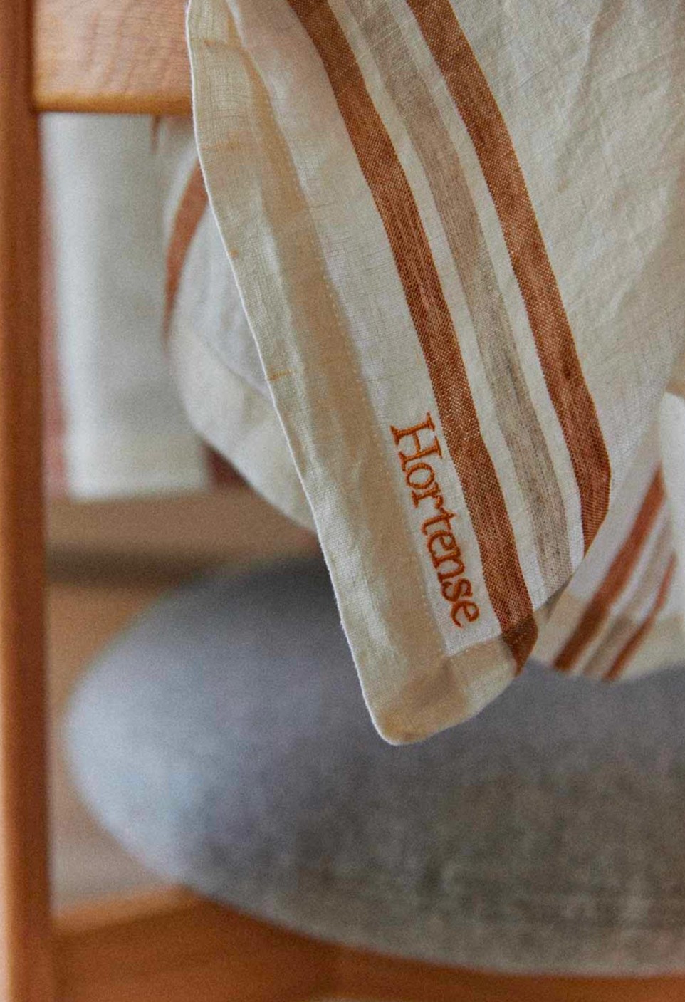 Washed linen napkin - Café/milk - 100% linen
