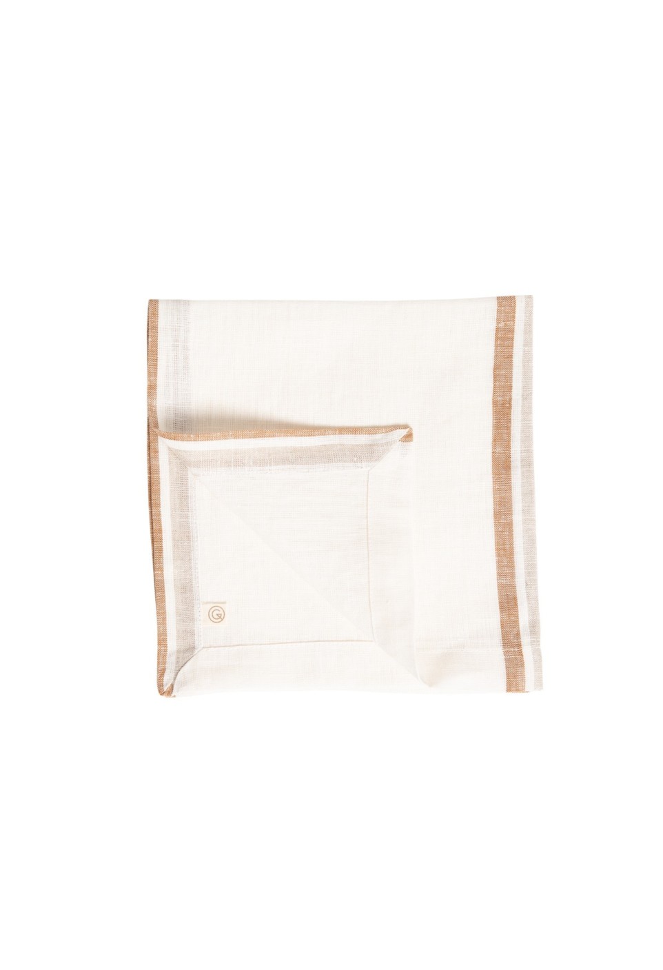 SERVIETTE DE TABLE  LARGE RAYURE CAFÉ/MILK_MARKETPLACE