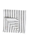 SERVIETTE DE TABLE  LARGE RAYURE BLACK/MILK_MARKETPLACE