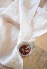 SERVIETTE DE TABLE  FINE RAYURE GLAISE/MILK_MARKETPLACE