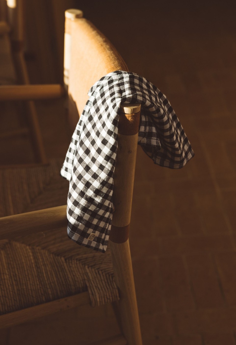 SERVIETTE DE TABLE  VICHY BLACK_MARKETPLACE