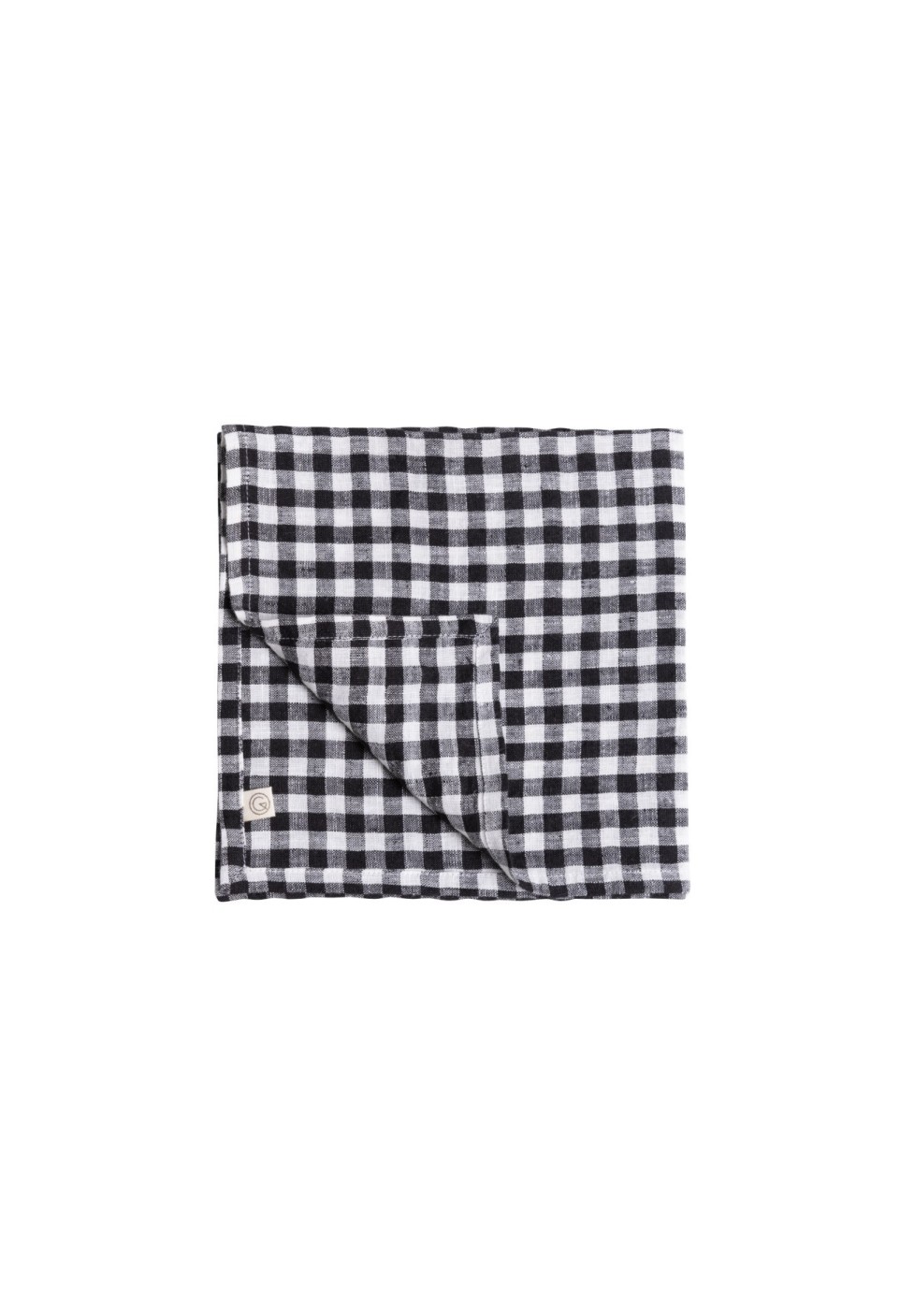 SERVIETTE DE TABLE  VICHY BLACK_MARKETPLACE