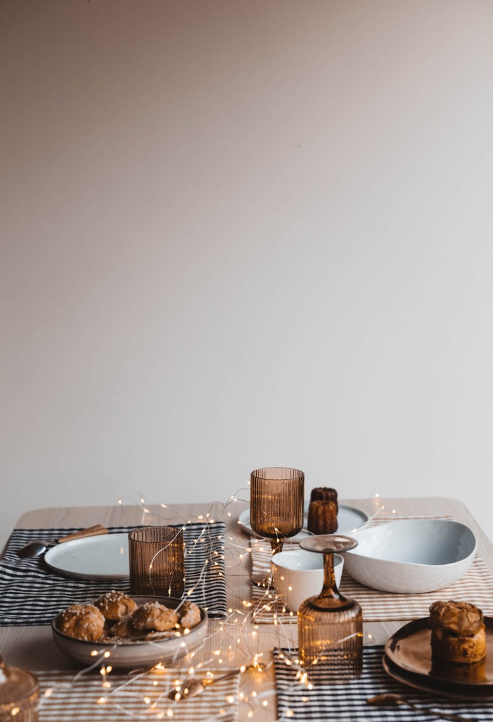 SET DE TABLE  EN COTON VICHY BLACK_MARKETPLACE