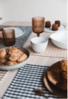 SET DE TABLE  EN COTON VICHY BLACK_MARKETPLACE