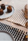 SET DE TABLE  EN COTON VICHY BLACK_MARKETPLACE