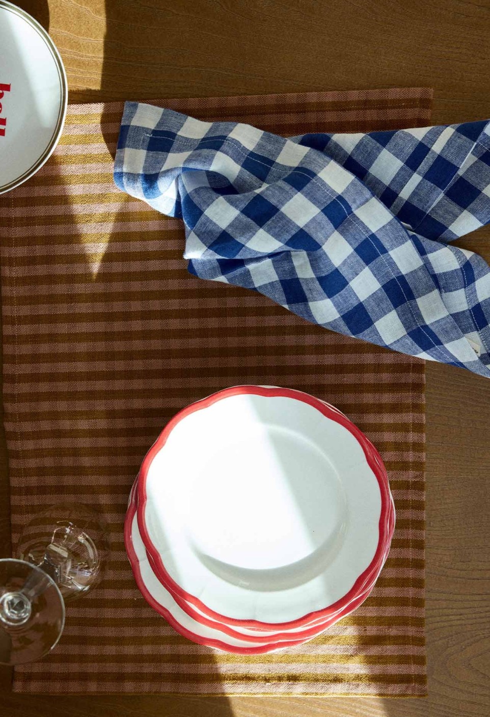 COTTON TABLEMAT  VICHY GLAISE_MARKETPLACE