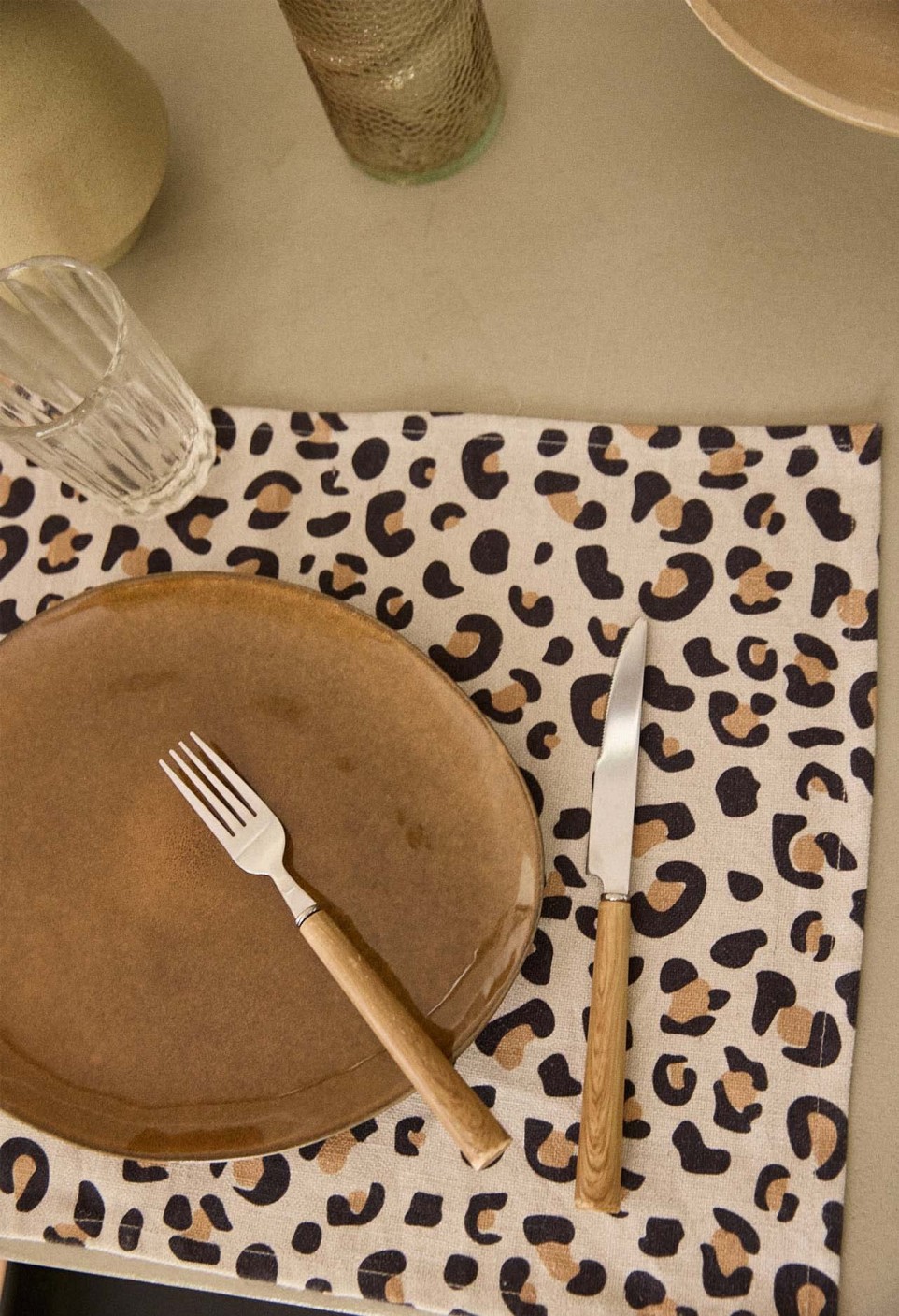 SET DE TABLE  LÉOPARD_MARKETPLACE