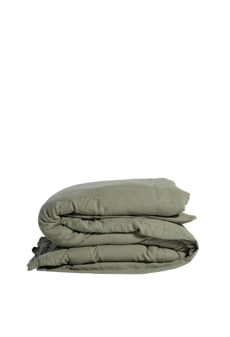 Cotton Gauze Duvet Cover Single Khaki