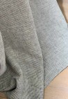 Black/Milk Stripe Linen Curtain