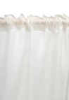Linen Veil Curtain Jacquard Milk