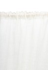 Linen Veil Curtain Milk Stripes