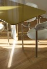 CHRYSOLINE DINING TABLE  AMBRE LACQUERED WOOD