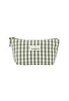 TROUSSE DE BEAUTÉ  EN COTON VICHY KAKI_MARKETPLACE