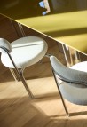 CHAISE VIOLETTE  ACIER CHROMÉ_MARKETPLACE