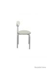 CHAISE VIOLETTE  ACIER CHROMÉ_MARKETPLACE