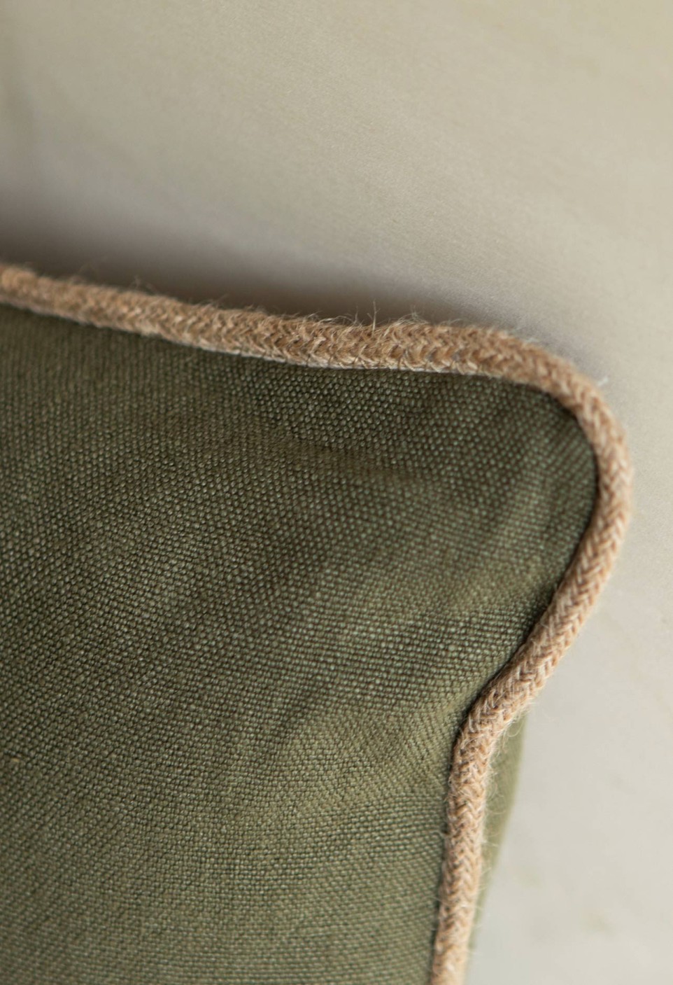 Cushion Cover Linen Salvador Khaki