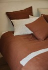 HOUSSE DE COUSSIN  EN LIN LAVÉ MOKA_MARKETPLACE