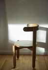 LOUISON CHAIR  TEAK FINISH