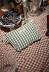 TROUSSE DE BEAUTÉ  EN COTON VICHY KAKI_MARKETPLACE
