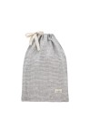 NAPPE  EN LIN LAVÉ FINE RAYURE BLACK/MILK_MARKETPLACE
