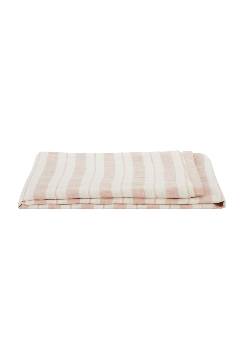 NAPPE  EN LIN LAVÉ LARGE RAYURE GLAISE/MILK_MARKETPLACE
