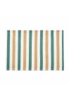 COTTON TABLEMAT  RAYURES EMERAUDE_MARKETPLACE