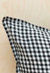 TAIE D'OREILLER  EN LIN VICHY BLACK_MARKETPLACE