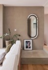 VICTOR MIRROR  BLACK LAZURATED WOOD