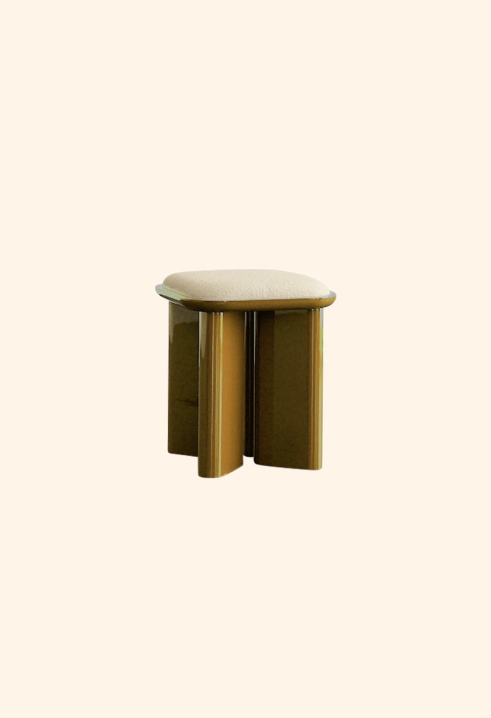 POUF LAZARE  LAQUÉ AMBRE_MARKETPLACE
