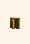 LAZARE POUF  AMBRE LACQUERED WOOD_MARKETPLACE