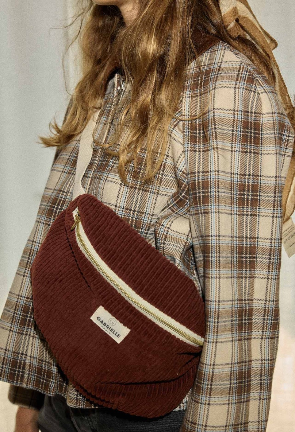SAC BANANE  VELOURS JASPE_MARKETPLACE