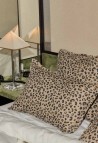 LINEN EUROSHAM & PILLOWCASE  LEOPARD_MARKETPLACE