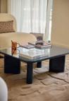 THELMA THE COFFEE TABLE  BLUE LACQUER GLASS TOP_MARKETPLACE