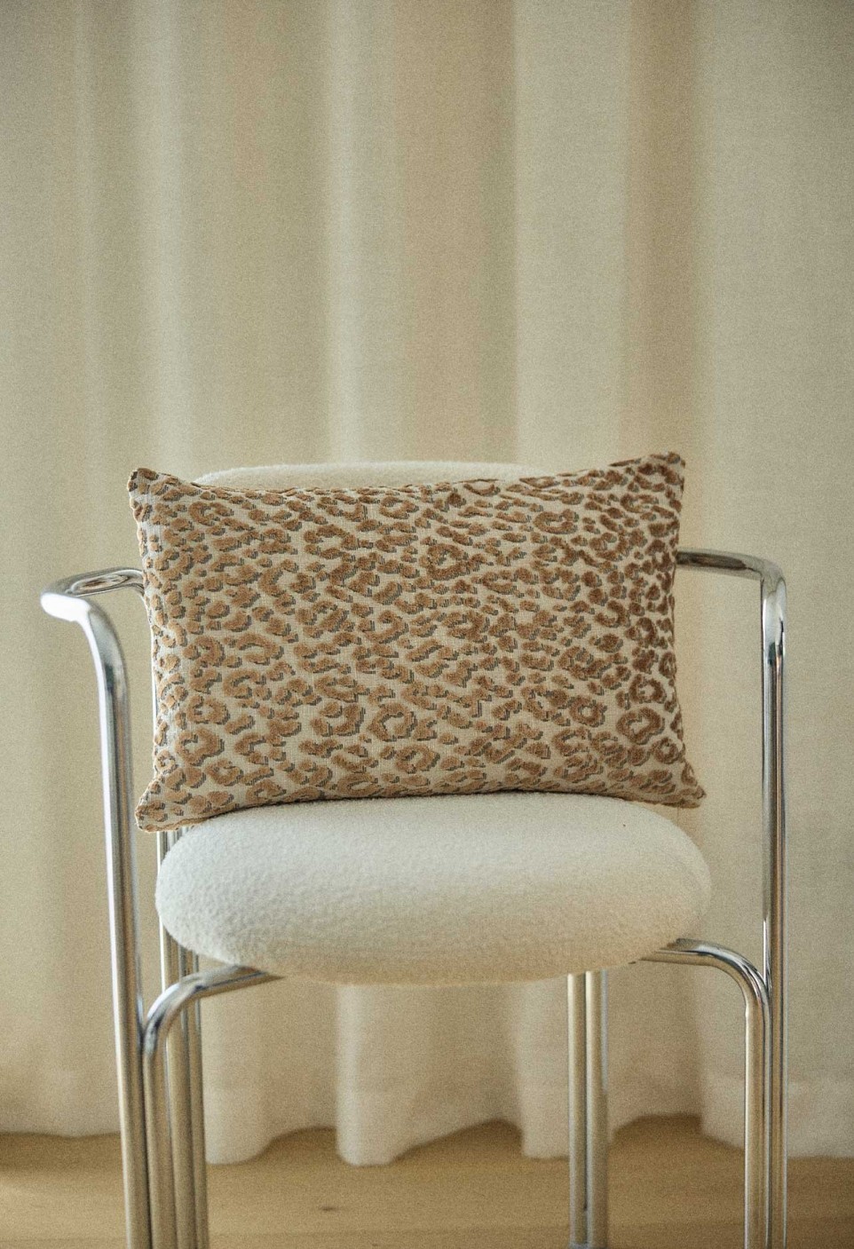 HOUSSE DE COUSSIN 30X50  JACQUARD LÉOPARD_MARKETPLACE
