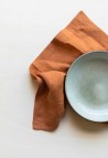 SERVIETTE DE TABLE  EN LIN LAVÉ CARAMEL_MARKETPLACE