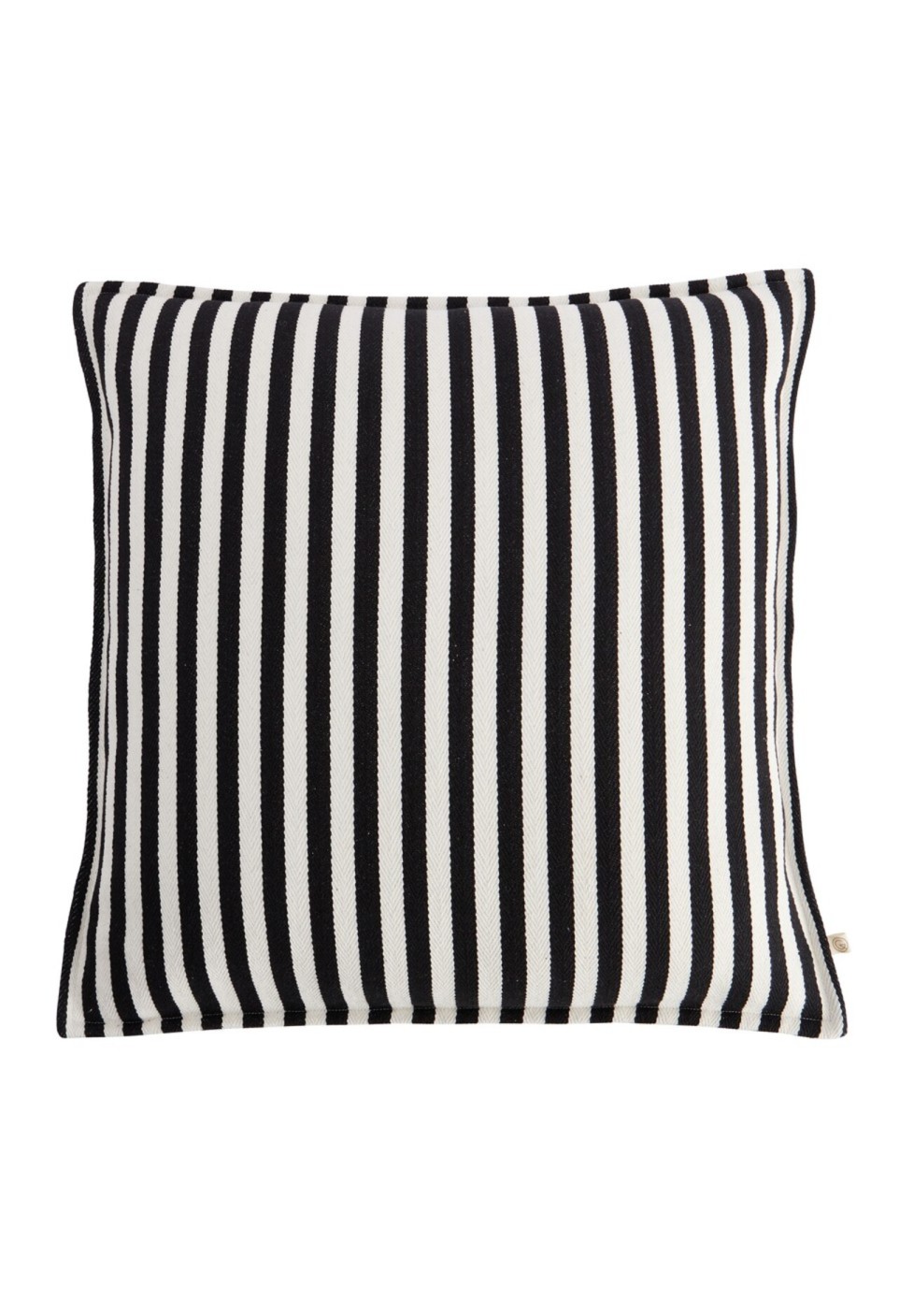 Havana Cushion Cover Black Stripes in Cotton