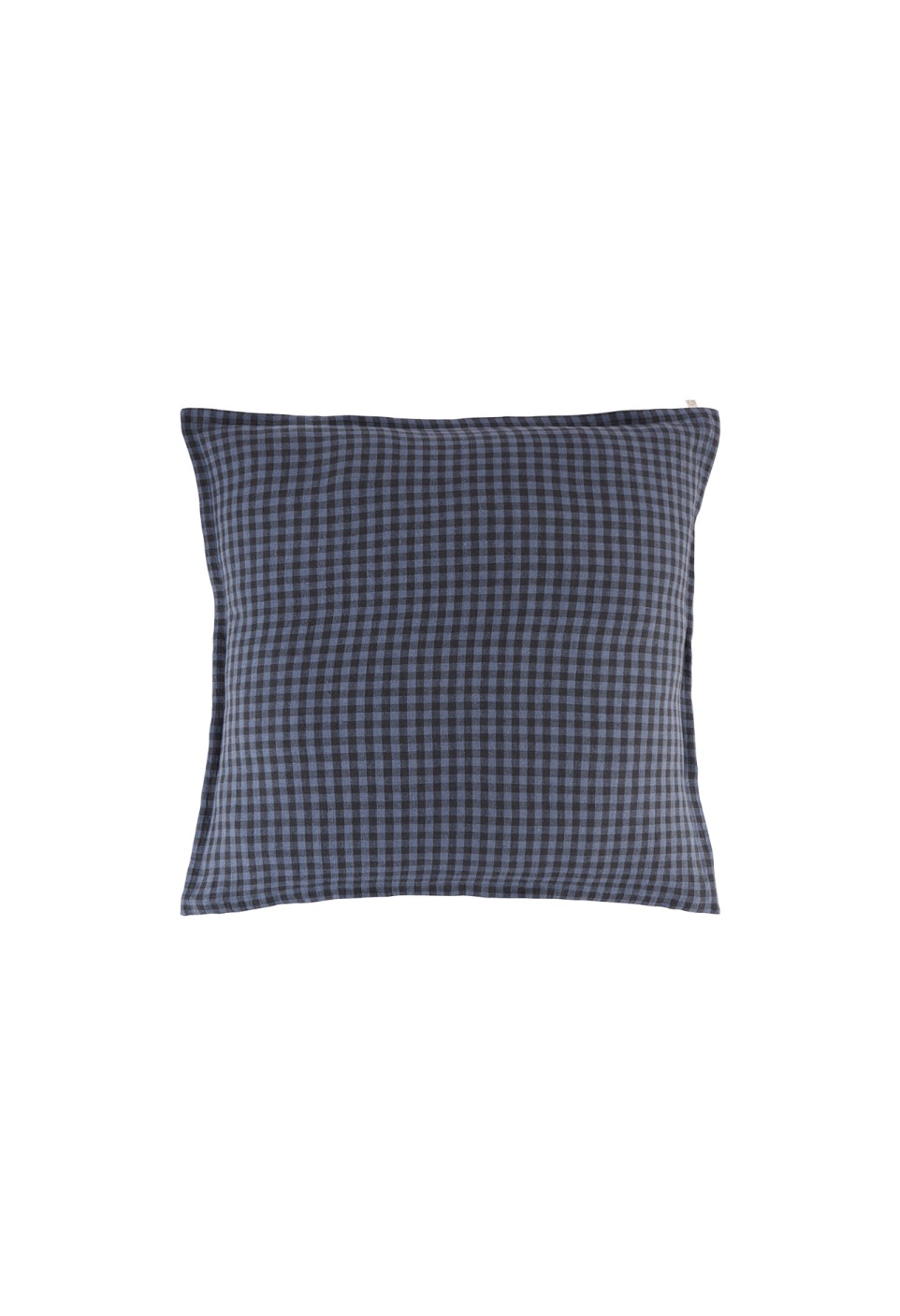 WASHED LINEN PILLOWCASE  VICHY MARINE_MARKETPLACE