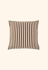 CUSHION 50X50 CM  RAYURES MOKA WITH FILLING_MARKETPLACE