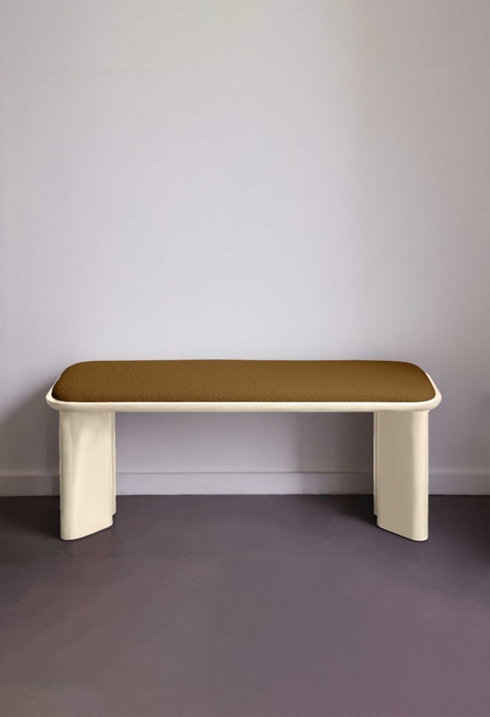 BANC LAZARE  LAQUÉ CRÈME