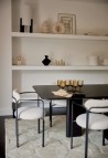 JOE RECTANGULAR DINING TABLE  BLACK LAZURATED WOOD