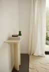 LOU CONSOLE  CREAM LACQUERED WOOD