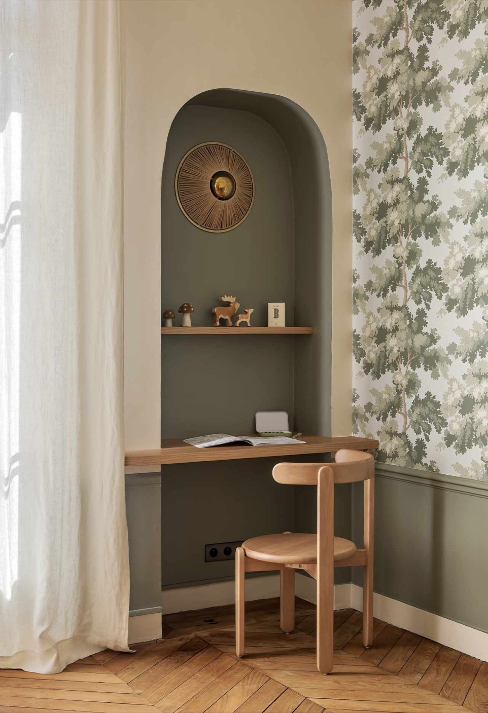 CHAISE LOUISON  FRÊNE NATUREL