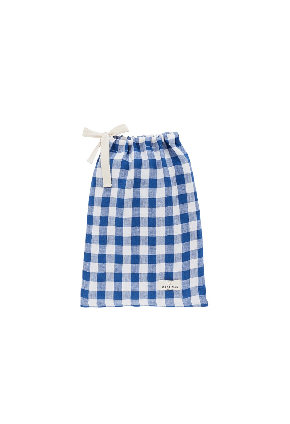 1 PERSON LINEN DUVET COVER  VICHY XL BLEU_MARKETPLACE