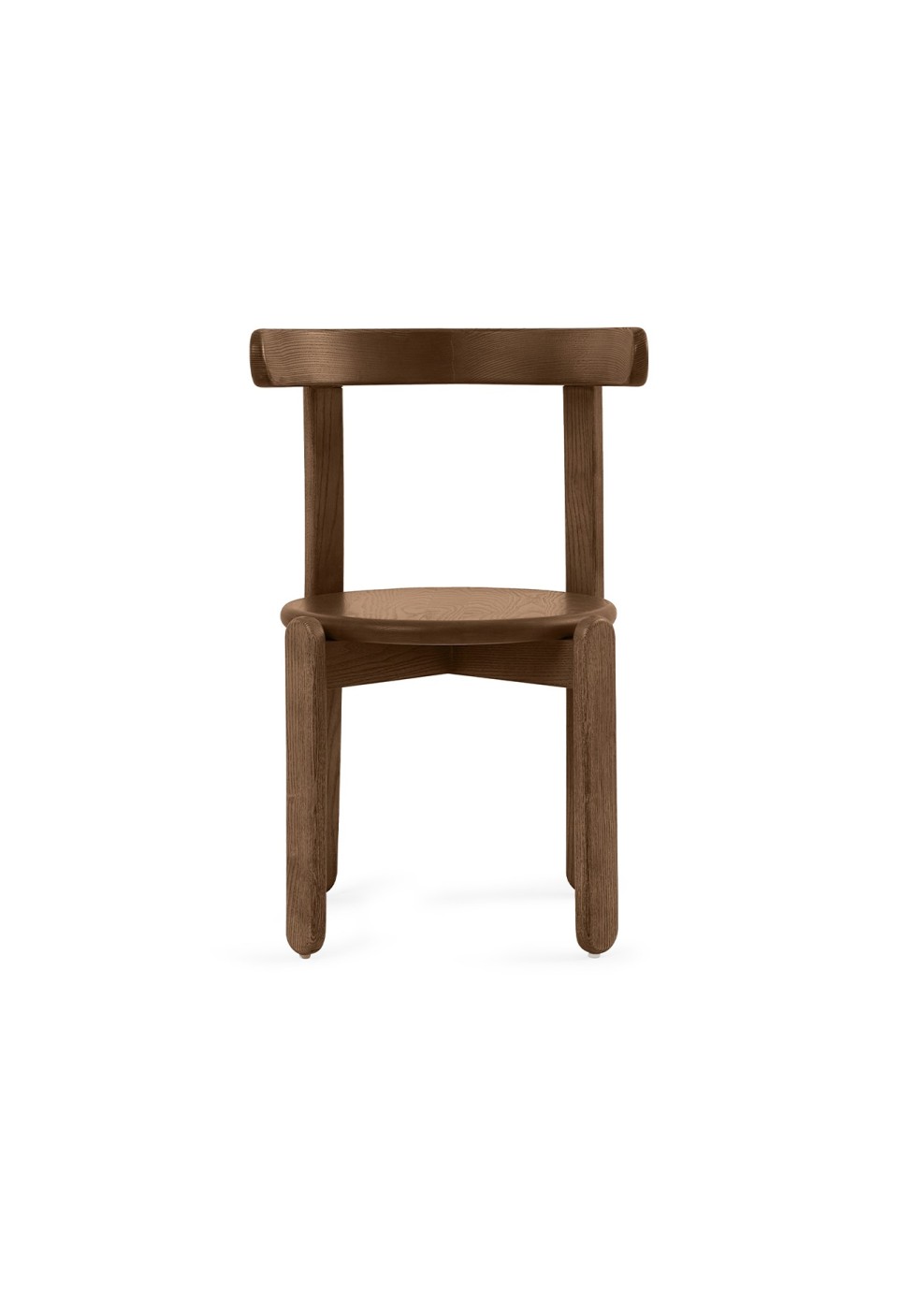 LOUISON CHAIR  WALNUT FINISH WOOD